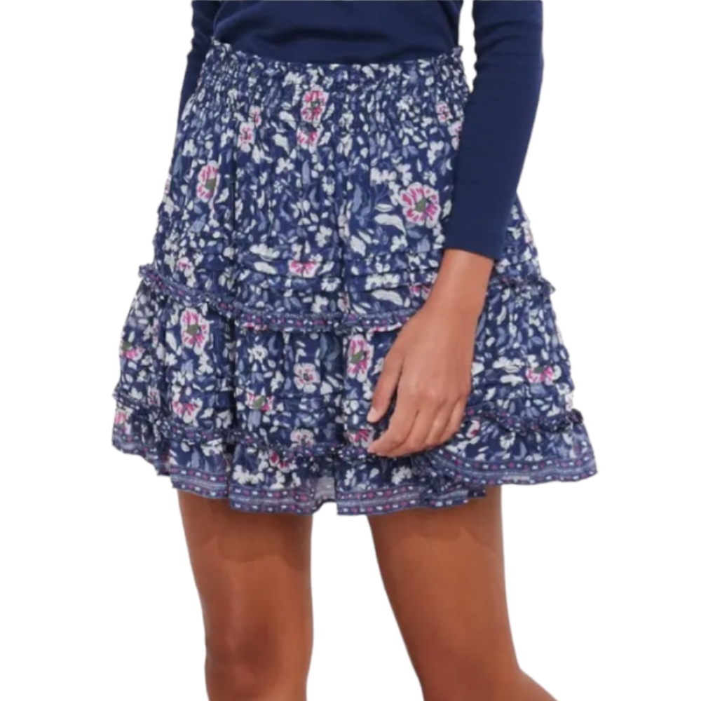Vineyard Vines Tiered Ruffle Mini Skirt Size L